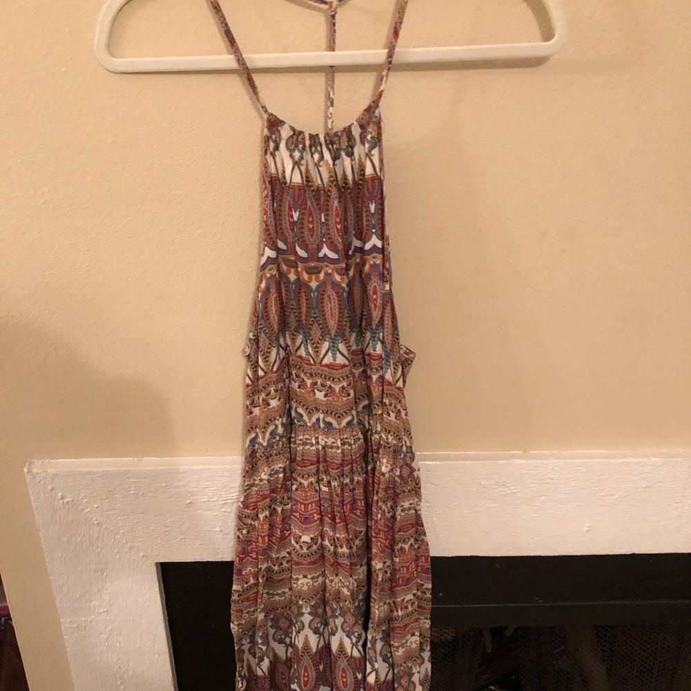 LF multi color paisley dress